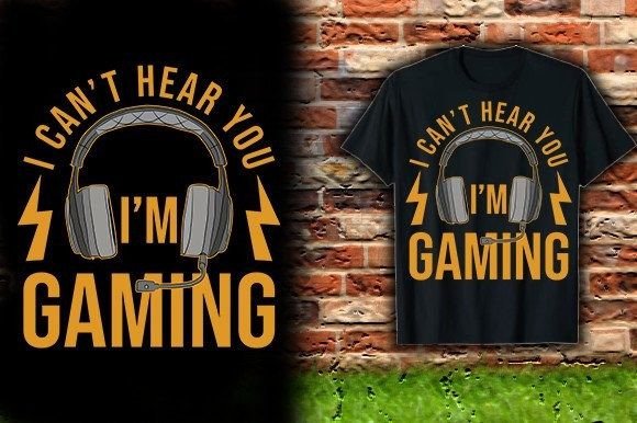 Gaming Graphics for T-Shirt Designs