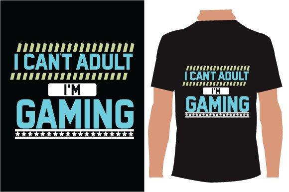 Gaming Graphics for T-Shirt Designs