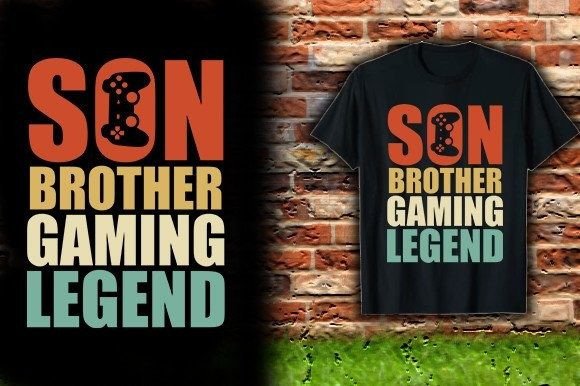 Gaming Legend Graphics for T-Shirt Designs