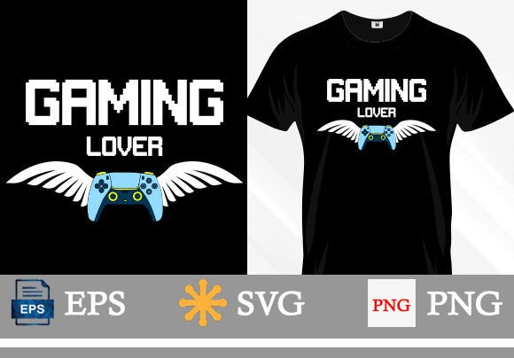 Gaming Lover T-Shirt Design Graphics