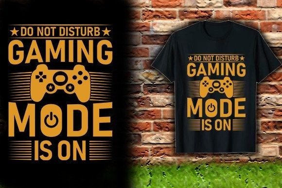 Gaming Mode On: T-Shirt Graphics & Designs