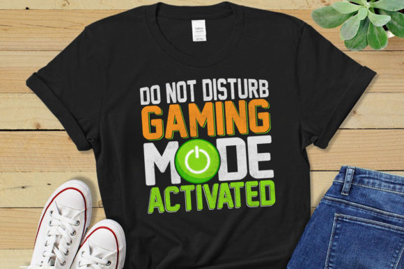Gaming Mode T-Shirt Graphics & Designs
