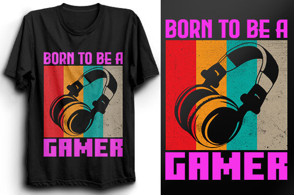 Gaming T-Shirt Design 71: Graphics for T-Shirt Designs