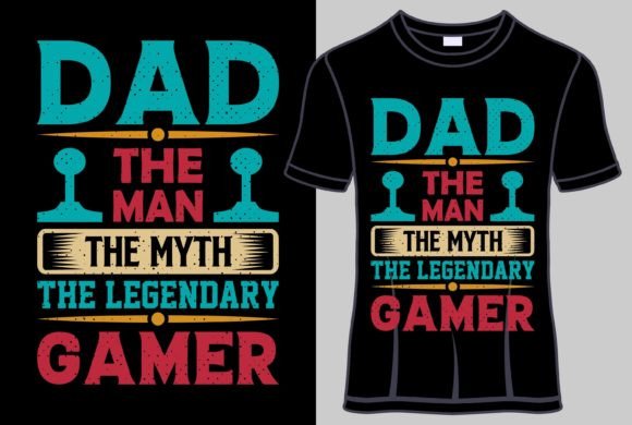 Gaming Typography T-Shirt Graphics Review