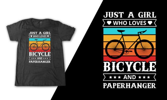 Graphics for T-Shirt Designs: Paperhanger Bicycle